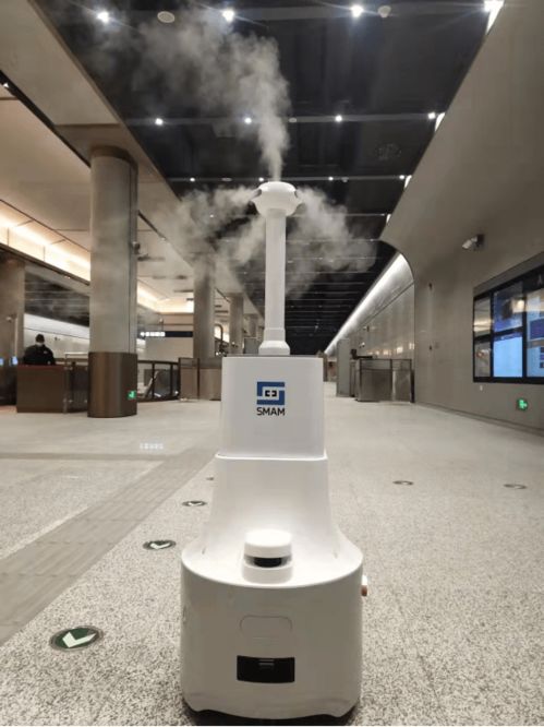 高新科技 华宇生物智能消毒机器人上岗北京地铁